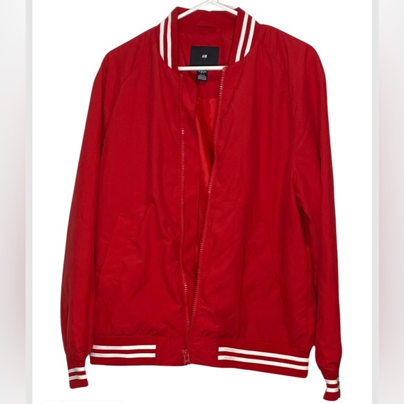 H&M MENS RED JACKET SIZE M - Picture 2 of 13